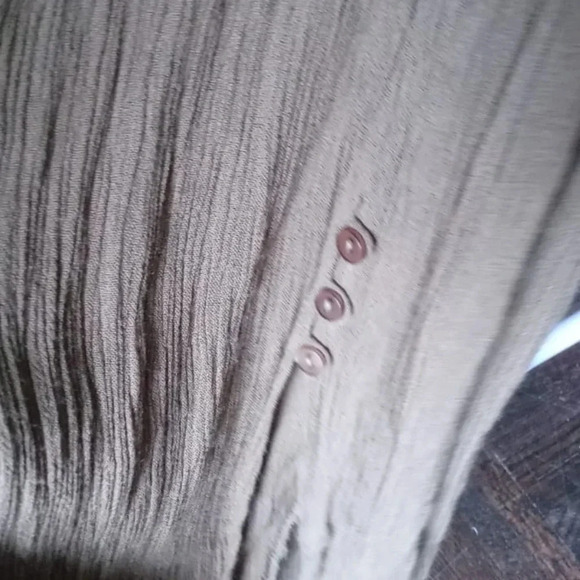 Free People Amalfi Embroidered Sleeveless Jumpsuit in Olive Green US 2 - Picture 8 of 9